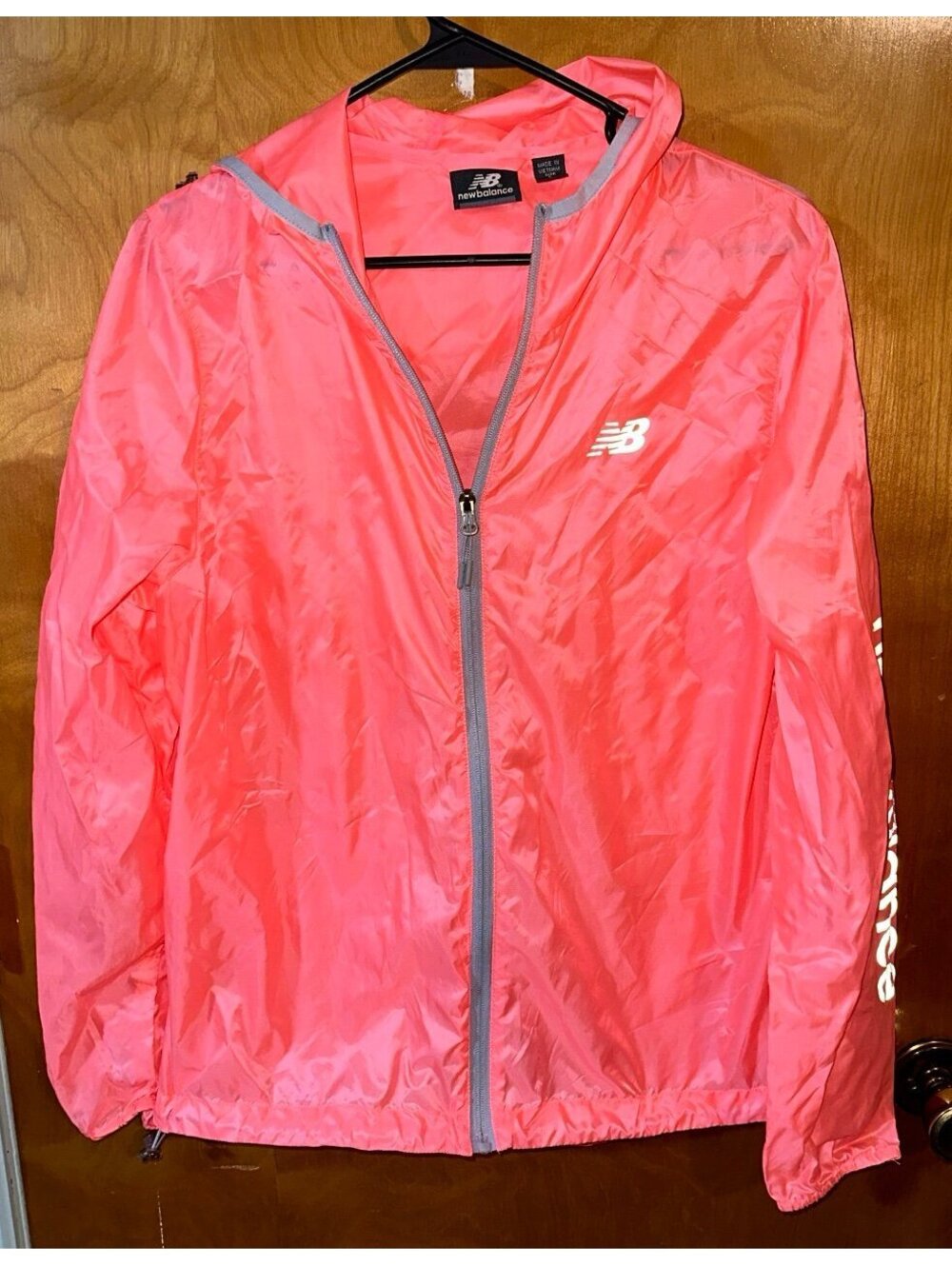 New balance rain jacket size large